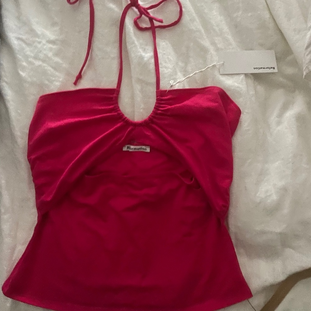 Reformation Ozella Knit Top